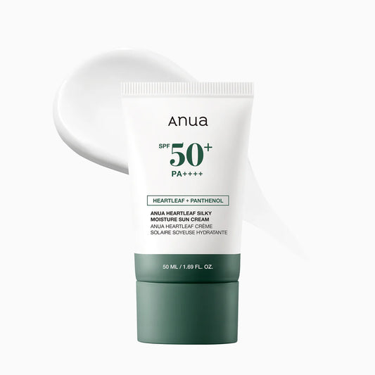 ANUA HEARTLEAF SILKY MOISTURE SUNSCREEN, 50ml