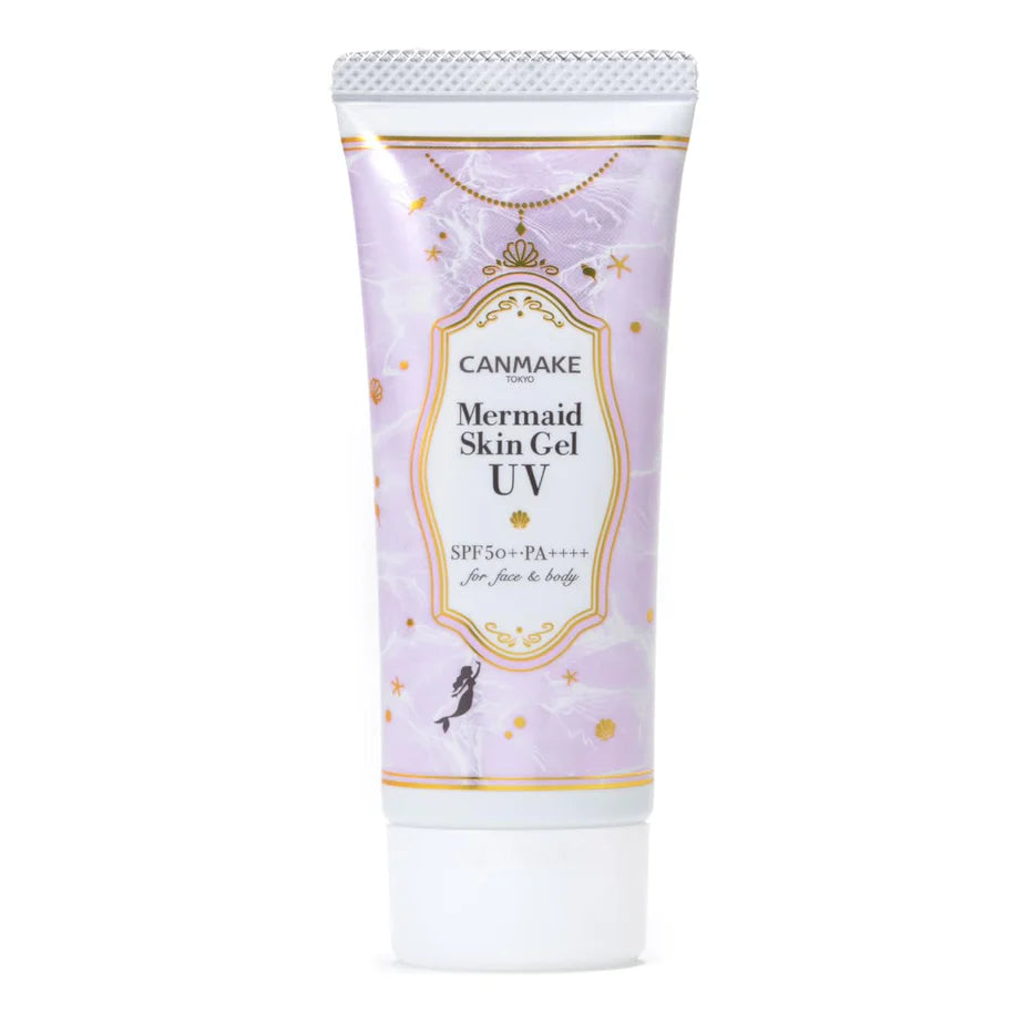 Canmake Mermaid Skin Gel UV SPF50+ PA++++ Niacinamide Purple Sunscreen 40g
