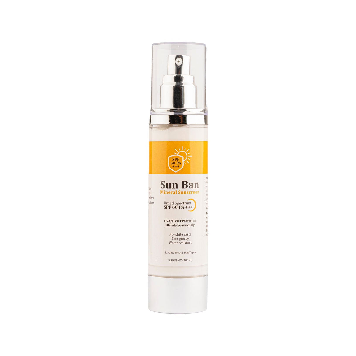 Sun ban mineral sun broad spectrum spf60+++