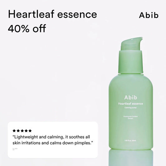 Abib - Heartleaf essence Calming pump(2026/4)