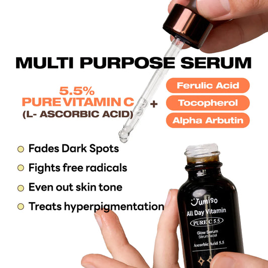 Jumiso - All Day Pure C 5.5 Glow Serum  fragrance-free,  | 1.01 fl oz, 30 ml