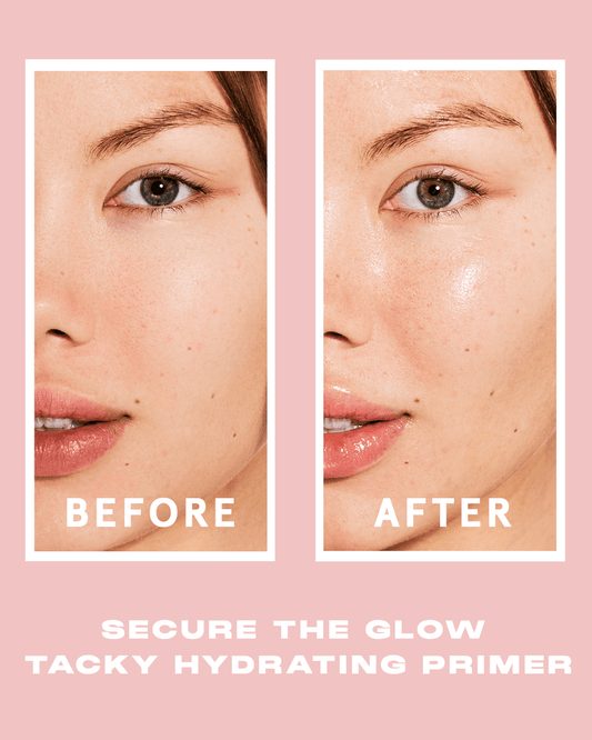 ONE/SIZE SECURE THE GLOW
TACKY HYDRATING PRIMER WITH BOBA COMPLEX (30ml)