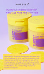 NineLess B-Boost Kojic Acid Glow Pad 180ml/80 pads