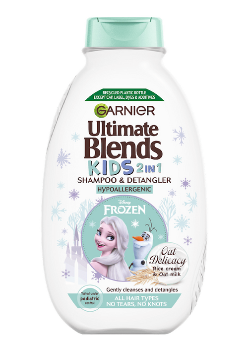 GARNIER ULTIMATE BLENDS KIDS(Frozen) 
2in1 Shampoo & Detangler 250ml