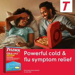 Tylenol Cold + Flu Severe Caplets for Multi-Symptom Relief, 24 Ct.