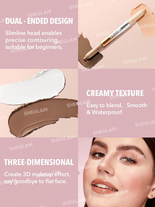 Sheglam Fine Line 2-In-1 Nose Contour & Highlight Pen