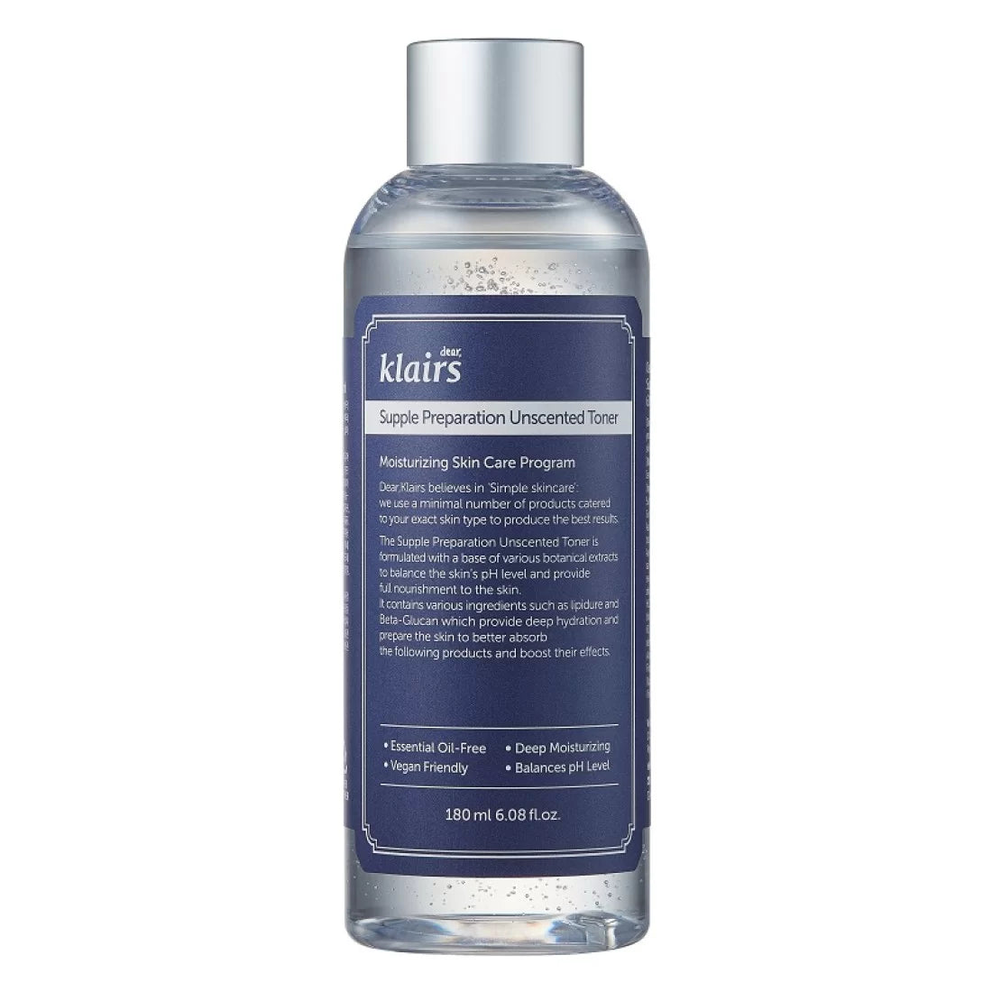 Dear Klairs - Supple Preparation Unscented Toner 180ml