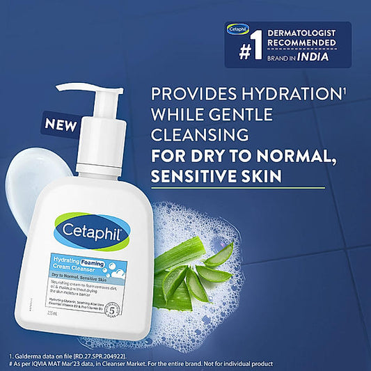 Cetaphil Hydrating Foaming Cream Cleanser 236 ml