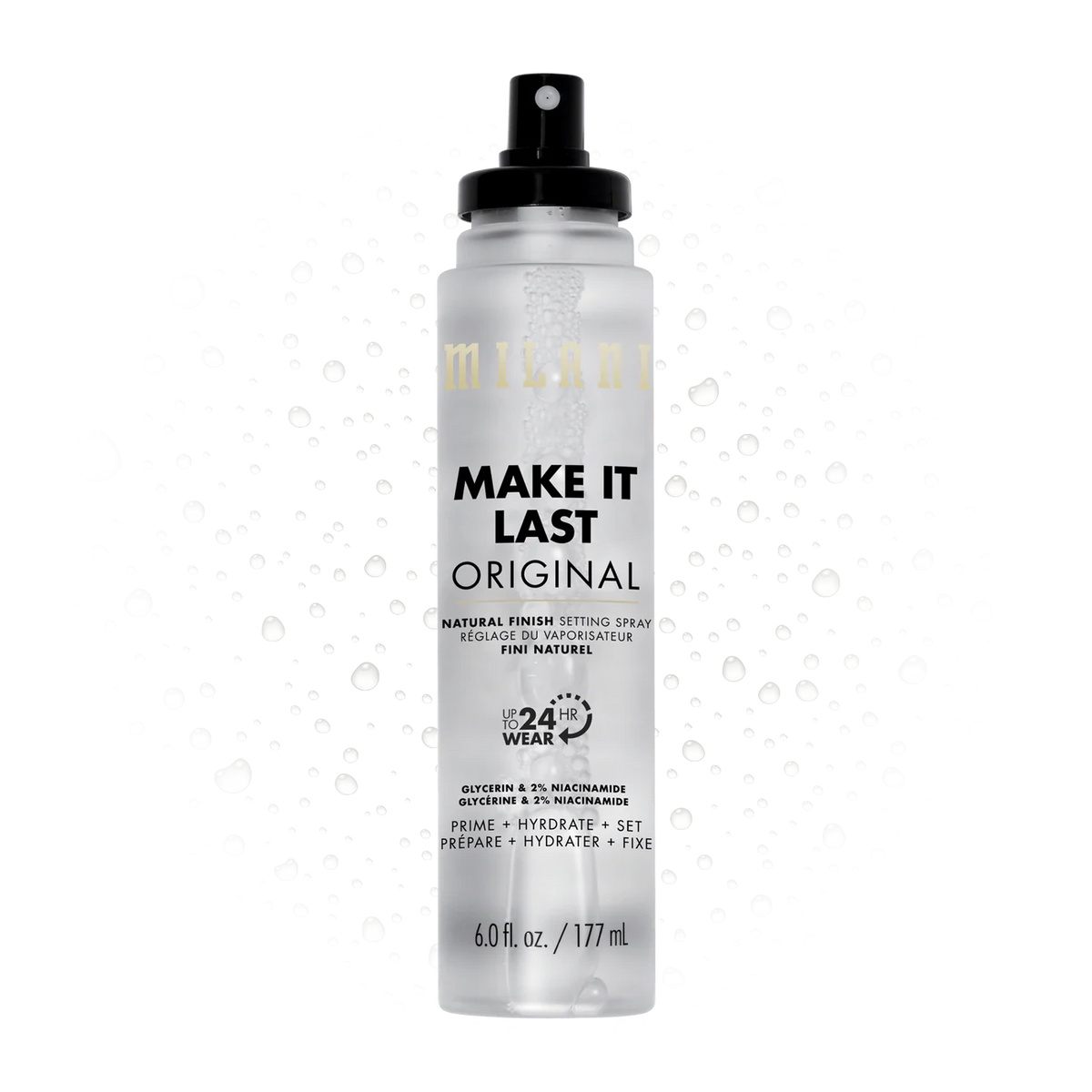 MILANI MAKE IT LAST ORIGINAL - NATURAL FINISH SETTING SPRAY 177 ML JUMBO SIZE