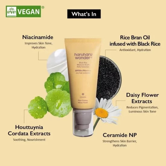 HARUHARU WONDER
Black Rice Moisture Airyfit Daily Sunscreen