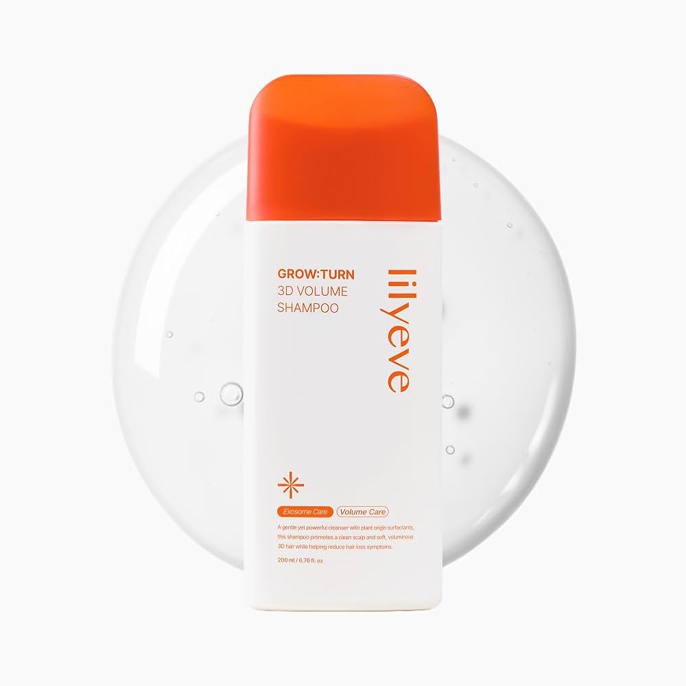 LILYEVE GrowTurn 3D Volume Shampoo with Built-in Brush 200ml