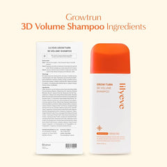 LILYEVE GrowTurn 3D Volume Shampoo with Built-in Brush 200ml