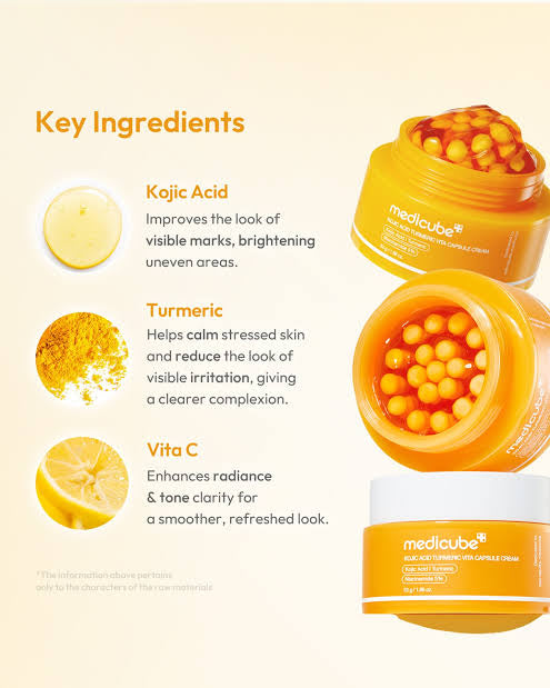 Medicube Kojic Acid Turmeric Vita Capsule Cream