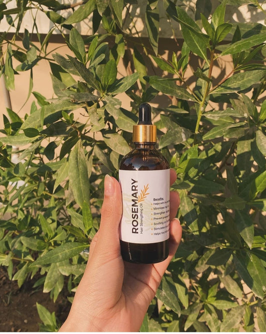 Women HealthCo. Rosemary Hair Strengthing Oil 90ml (Amber colour bottle)