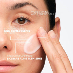 La Roche-Posay Effaclar Dual Acne Face Wash With 4% Benzoyl Peroxide