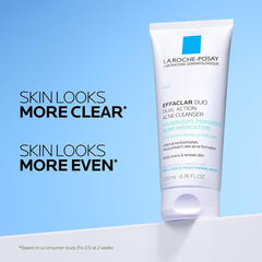 La Roche-Posay Effaclar Dual Acne Face Wash With 4% Benzoyl Peroxide
