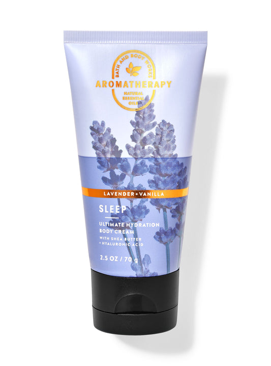 BBW Aromatherapy Lavender Vanilla
Travel Size Ultimate Hydration Body Cream 70g