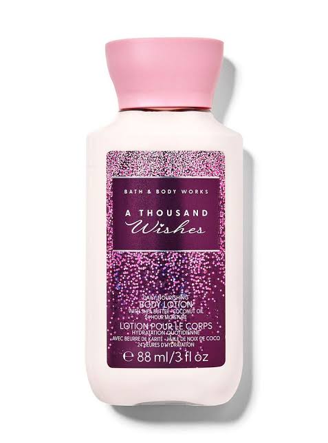 Bath and Body Works Thousand Wishes Body Lotion Travel Size 88ml