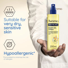 Aveeno Skin Relief Body Oil Spray 200ml