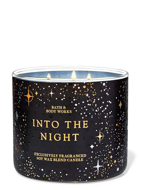 BBW Into the Night 3 wick Candle