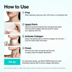 Anua PDRN Collagen Melting Patch For Neck 4ea