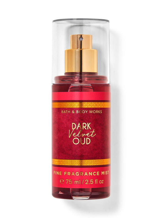 BATH & BODY WORKS DARK VELVET OUD TRAVEL SIZE FINE FRAGRANCE MIST - 75 ML