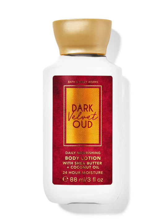 BATH & BODY WORKS DARK VELVET OUD TRAVEL SIZE DAILY NOURISHING BODY LOTION - 88 ML