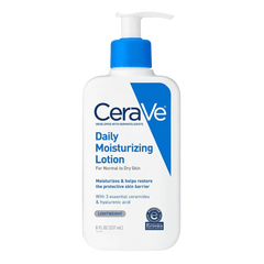 Cera.ve Daily Moisturizing Lotion 237ml For normal to dry skin (oil free moisturizer with hyaluronic acid)