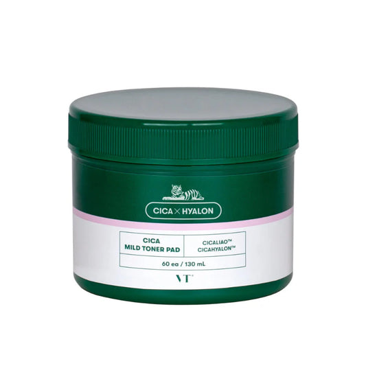 VT COSMETICS CICA MILD TONER PAD - 60 PCS