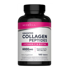 NEOCELL GRASSFED COLLAGEN PEPTIDES+ C & BIOTIN 180 TABLETS