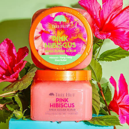 Tree Hut Pink Hibiscus Shea Sugar Scrub 510g