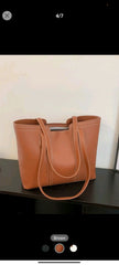 Shein Stitch Detail Shoulder Tote Bag