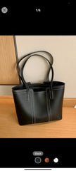 Shein Stitch Detail Shoulder Tote Bag