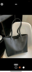 Shein Stitch Detail Shoulder Tote Bag