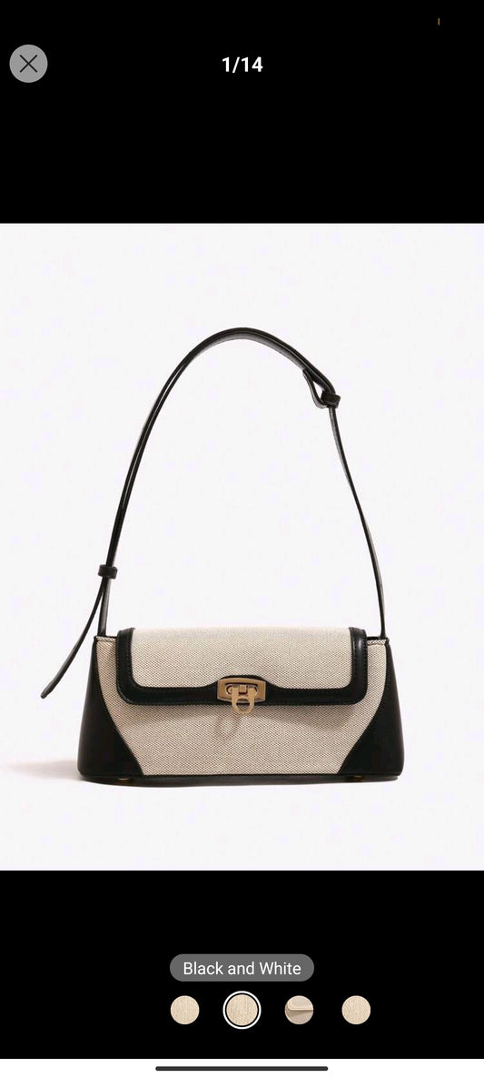 Shein minimalist baguette bag