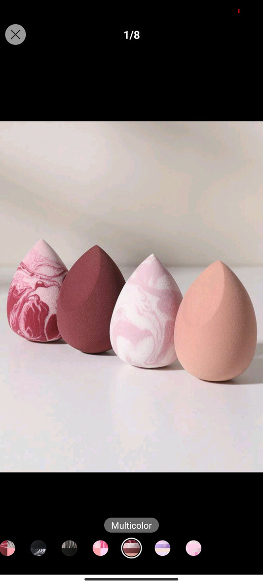 Shein 4 pieces beauty blender  makeup sponge