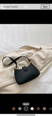 Shein Metal Decor Crocodile Embossed Shoulder Bag