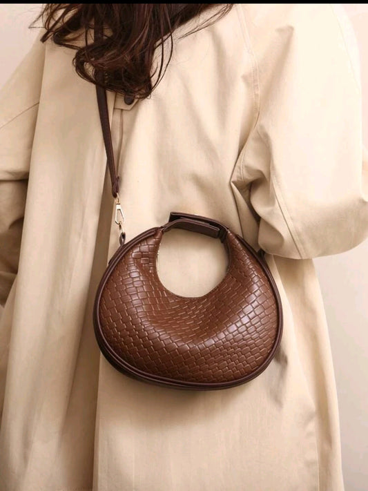 Shein Crocodile Pattern Bag (brown)