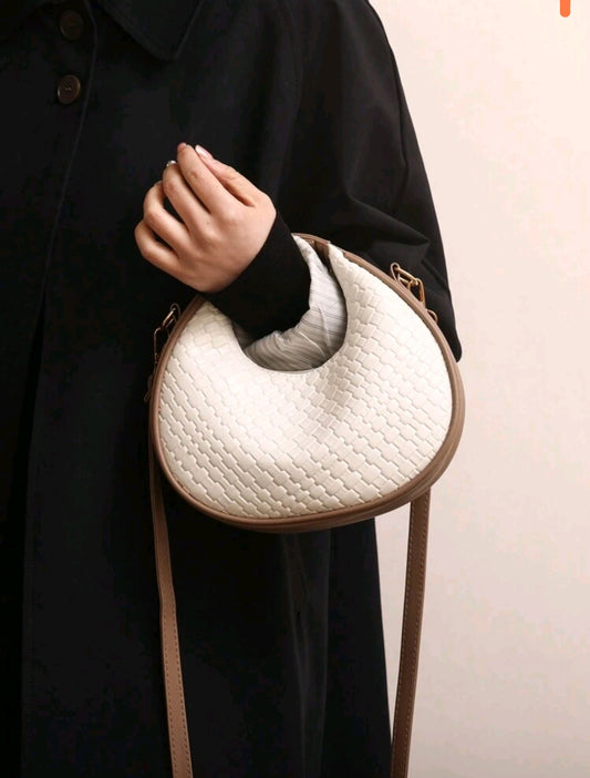 Shein Crocodile Pattern Bag white