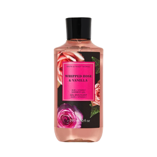 BBW Whipped Rose & Vanilla SHOWER GEL 295ML