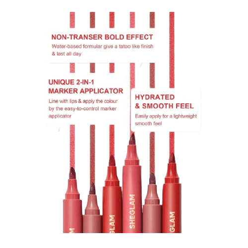SHEGLAM - LOVE STAINED LIP TINT MARKER