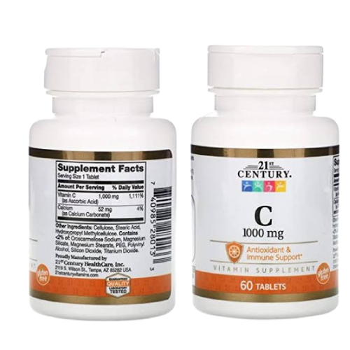 21st Century Vitamin C 1000 mg 60 Tablets