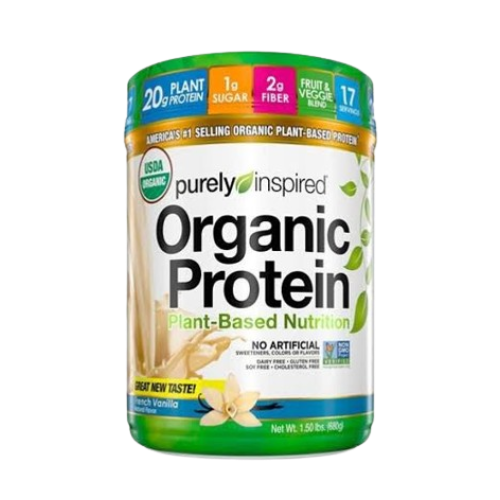 Purely Inspired Organic Protein, Plant-Based Nutrition, French Vanilla, 1.50 lbs (680 g)