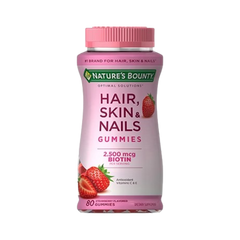 Nature's Bounty Hair, Skin &Nails Gummies with Biotin 80 gummies