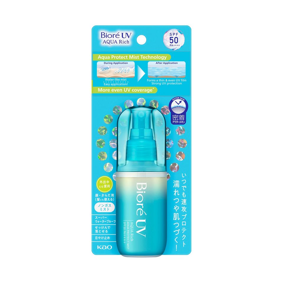 Kao - Biore UV Aqua Rich Aqua Protect Mist SPF50 PA++++ 60ml