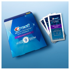 Crest 3D Whitestrips, Teeth Whitening Strip Kit, Levels 9 Whiter 32 strips (16 Treatments)