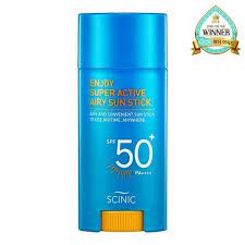 SCINIC Enjoy Super Active Airy Sun Stick SPF50+ PA++++ 0.53oz (15g)