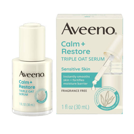 Aveeno Calm + Restore 
Triple Oat Serum, For Sensitive Skin 30ml
