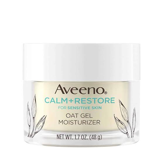 Aveeno Calm+Restore Oat Gel Moisturizer Sensitive Skin 48g