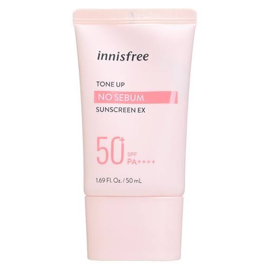 Innisfree Tone Up No Sebum Sunscreen EX SPF 50 PA+++